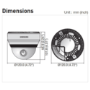 Samsung 2MP 1080p Network WDR Dome PoE Camera 