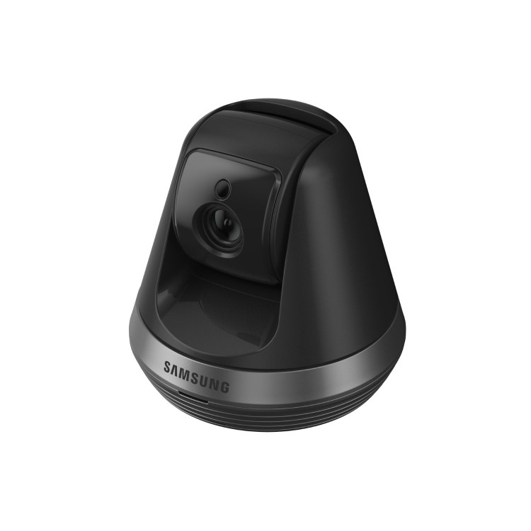 Samsung Smart Home Camera Full HD Compact Indoor Security Auto Tracking Pan/tilt Camera CCTV Baby Monitor with Two-Way Audio & Motion Detect  - Black