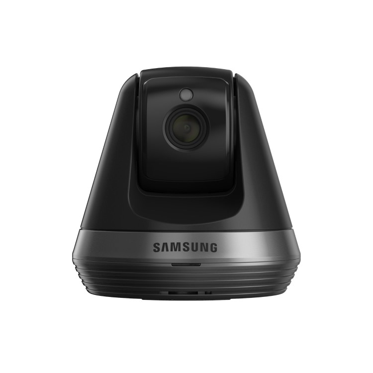 Samsung Smart Home Camera Full HD Compact Indoor Security Auto Tracking Pan/tilt Camera CCTV Baby Monitor with Two-Way Audio & Motion Detect  - Black