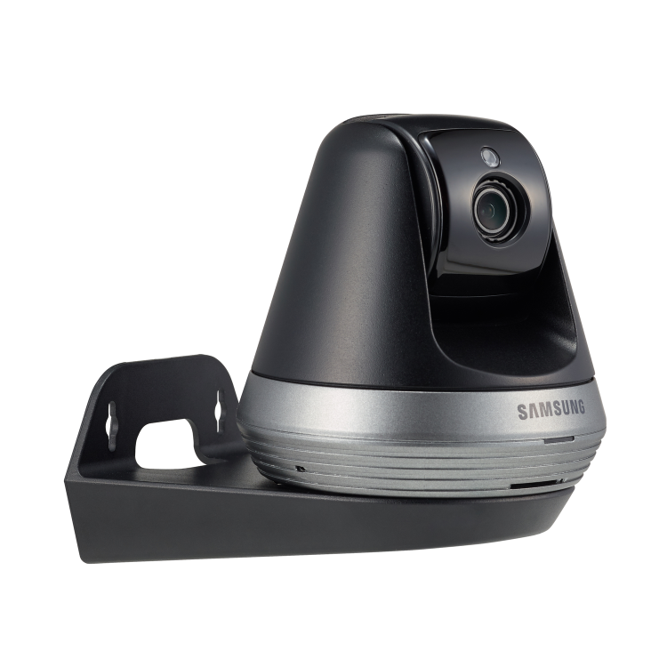 Samsung Smart Home Camera Full HD Compact Indoor Security Auto Tracking Pan/tilt Camera CCTV Baby Monitor with Two-Way Audio & Motion Detect  - Black