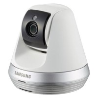 Samsung Smart Home Camera Full HD Compact Indoor Security Auto Tracking Pan/tilt Camera CCTV Baby Monitor with Two-Way Audio & Motion Detect - White