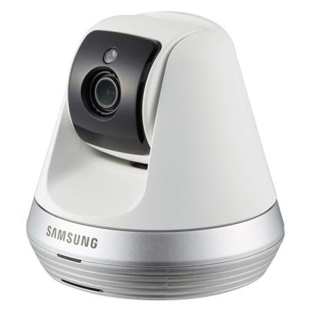 Samsung Smart Home Camera Full HD Compact Indoor Security Auto Tracking Pan/tilt Camera CCTV Baby Monitor with Two-Way Audio & Motion Detect - White