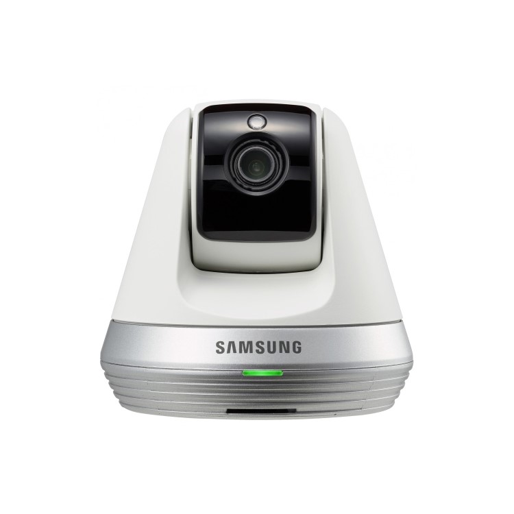 Samsung Smart Home Camera Full HD Compact Indoor Security Auto Tracking Pan/tilt Camera CCTV Baby Monitor with Two-Way Audio & Motion Detect - White