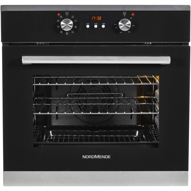 NordMende SO313IX Stainless Steel Single Multifunction Oven With Catalytic Liners And LED Timer