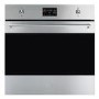 Refurbished Smeg SO6302M2X 60cm Single Built In electric Oven with Microwave Function Stainless Steel