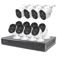 Swann CCTV System - 16 Channel 1080p HD DVR with 12 x 1080p Thermal Sensing Cameras & 1TB HDD