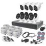 Swann CCTV System - 16 Channel 1080p HD DVR with 12 x 1080p Thermal Sensing Cameras & 1TB HDD