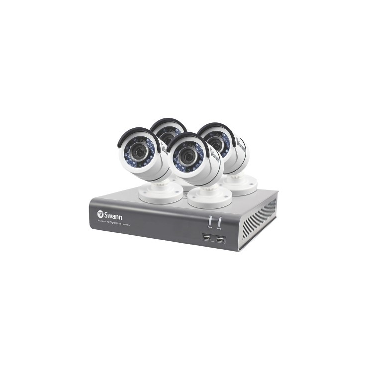 Swann CCTV System - 8 Channel 1080p DVR with 4 x 1080p Cameras & 1TB HDD