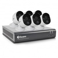 Swann CCTV System - 8 Channel 1080p HD DVR with 6 x 1080p Thermal Sensing Cameras & 1TB HDD