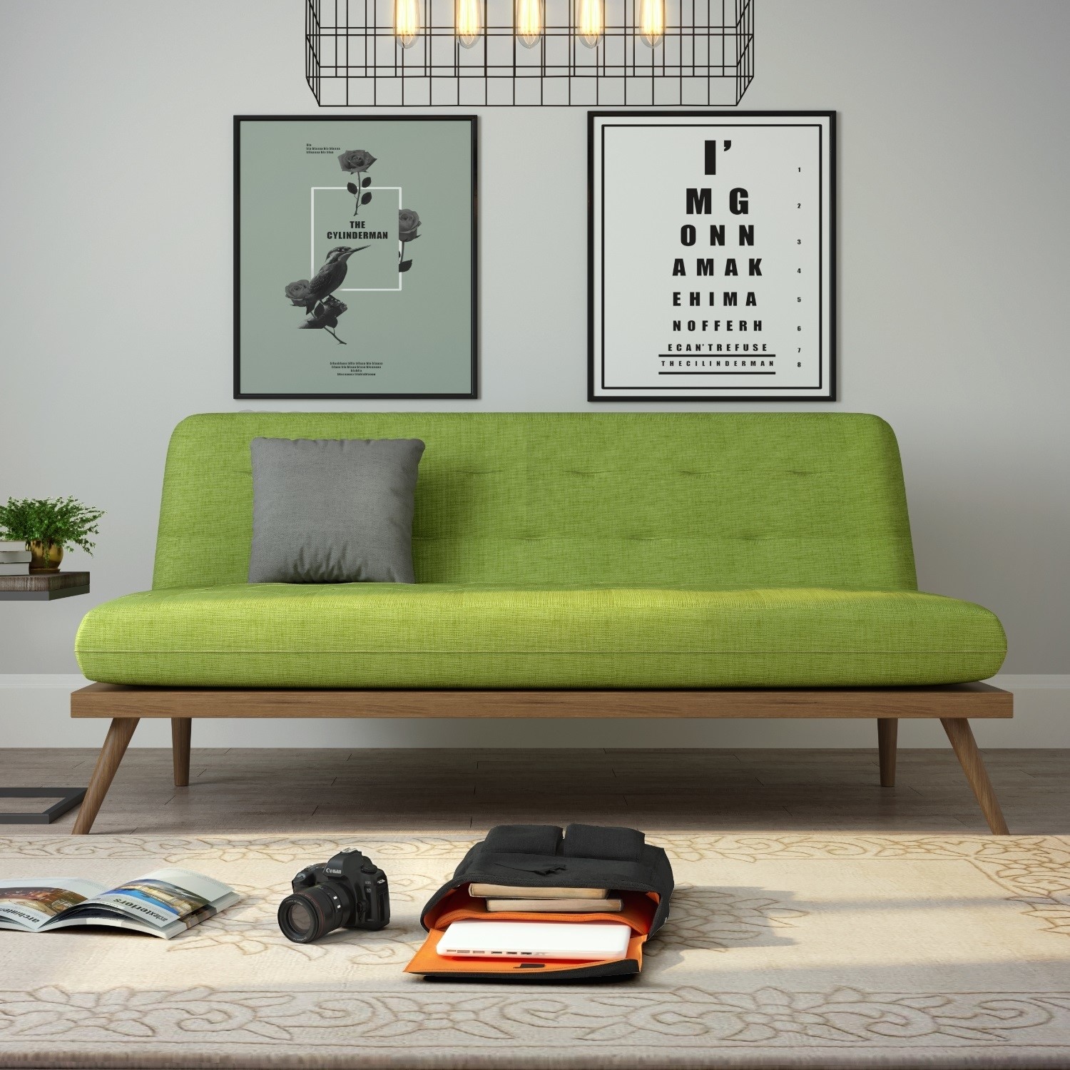 Nova Lime Green Multifunctional Sofa Bed with ClickClack Mechanism SOF031 5056096017915 eBay