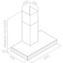 GRADE A2 - Turboair by Elica SOFIA-60  60cm Chimney Cooker Hood Stainless Steel