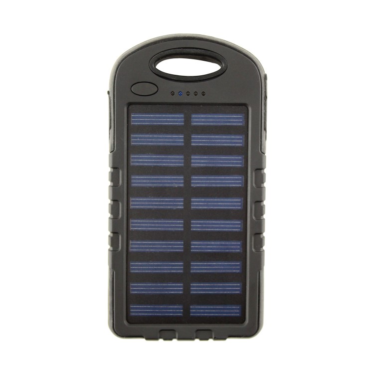 Solar Power Bank With Torch 4000mAh - Ideal For Camping & Festivals