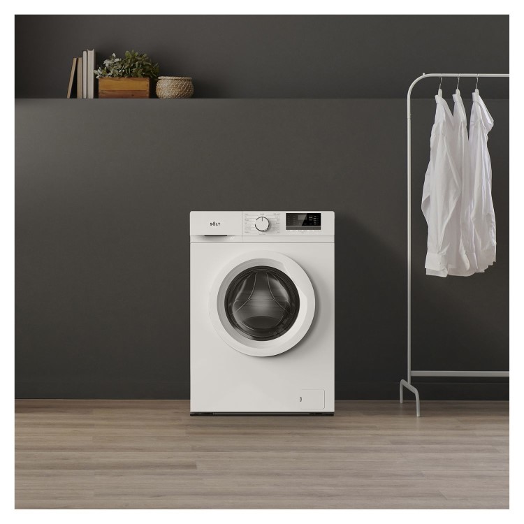 Solt 6kg 1200rpm Washing Machine - White SOLWM612W | Appliances Direct