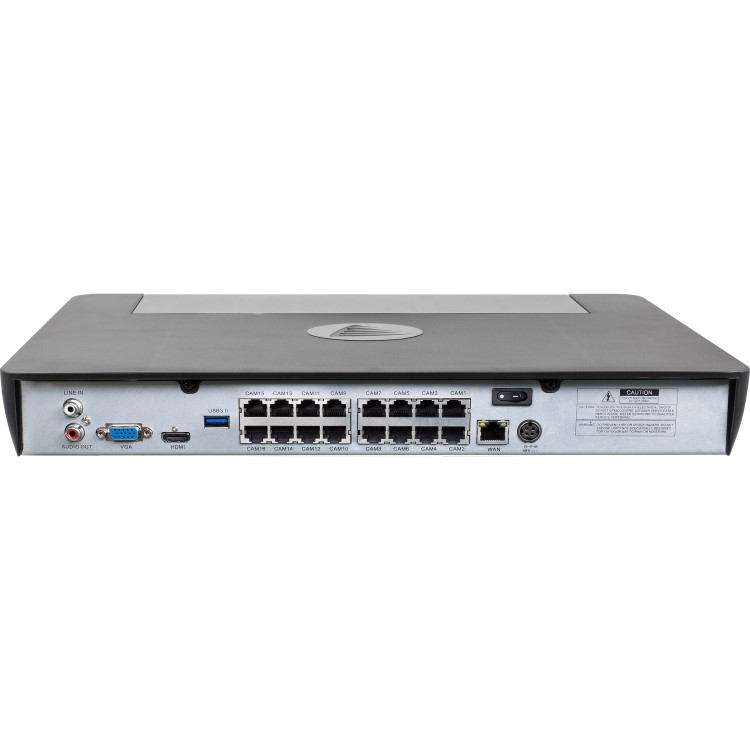Swann 16 Channel 4K Ultra HD Network Video Recorder with 2TB HDD