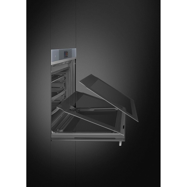 Smeg Linea Electric Single Oven - Silver