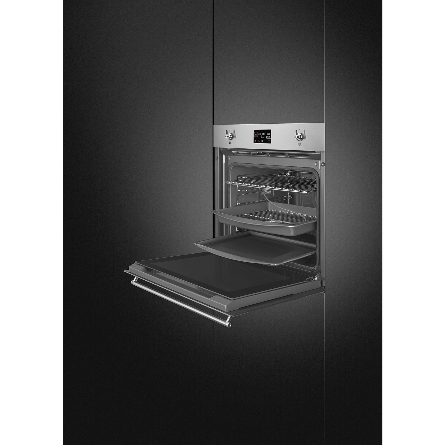 Smeg Classic Built In Oven Stainless Steel 60Cm at Albert Hoopes blog