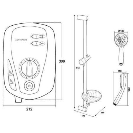 Triton T100xr Slimline 10.5kw Electric Shower