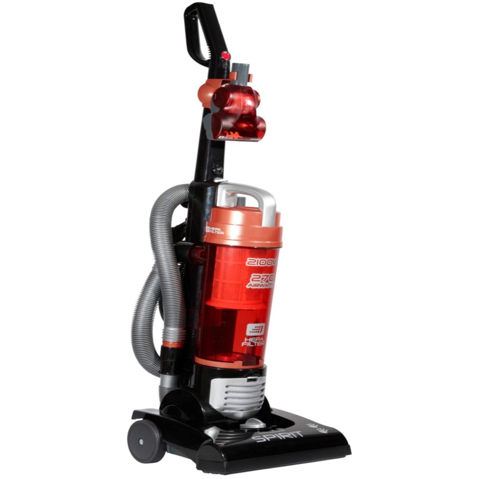 Hoover SP2102 Spirit 2100W Pets Upright Vacuum Cleaner Black And Red