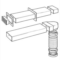 GRADE A1 - As new but box opened - Smeg SP217 3m Vent Kit 125m
