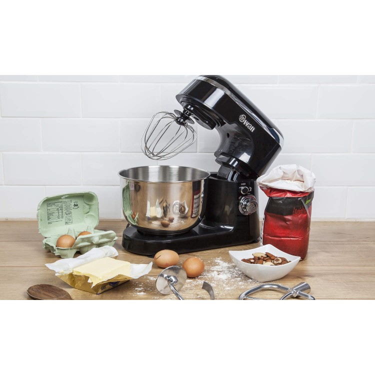 Swan SP25010BN Retro Stand Mixer Black