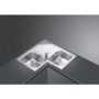 GRADE A2 - Light cosmetic damage - Smeg SP2A Alba 2.0 Bowl Corner Inset Stainless Steel Sink