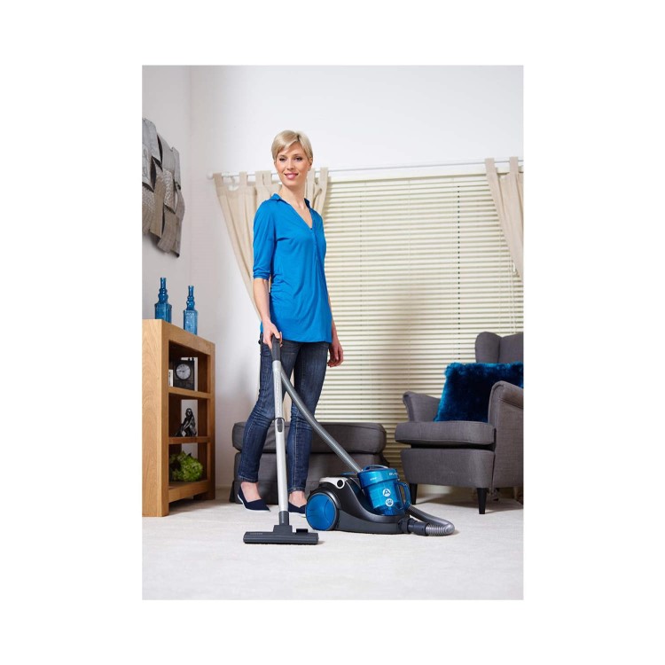 Hoover SP81_BL03001 Blaze 850W Bagless Cylinder Vacuum Cleaner Black and Blue