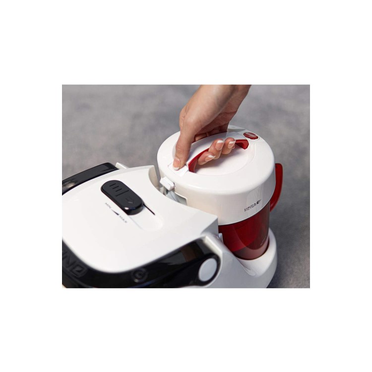 Hoover SP81_SM02001 Smart 850W Bagless Cylinder Vacuum Cleaner White and Red