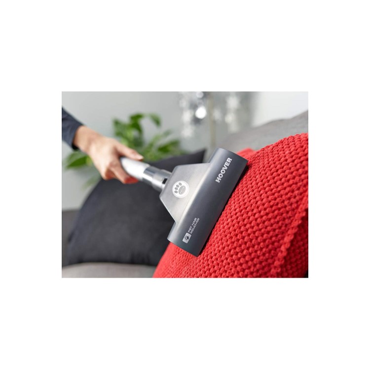 Hoover SP81_SM11001 Smart 850W Bagless Cylinder Vacuum Cleaner Red and White