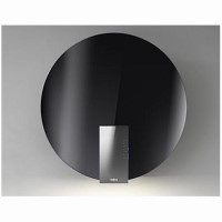 Elica SPACE_BLK Space EDS3 78cm Chimney Hood in Black Glass
