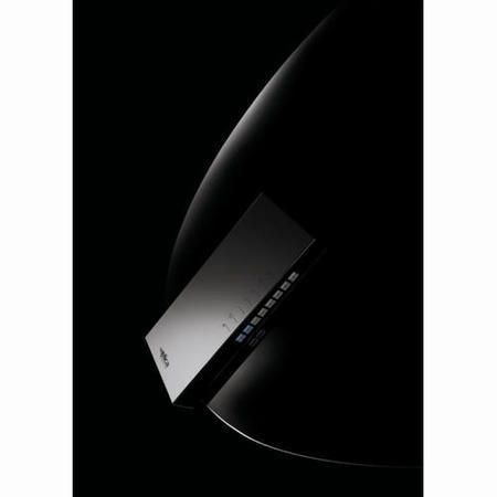 Elica SPACE_BLK Space EDS3 78cm Chimney Hood in Black Glass