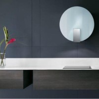 Elica SPACE_WH Space EDS3 78cm Chimney Hood in White Glass