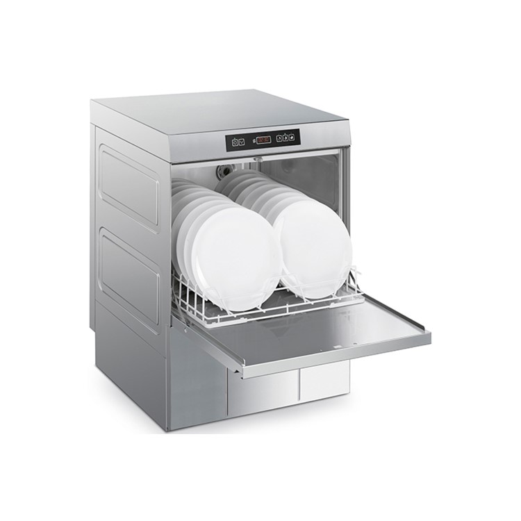 SMEG Ecoline SPD505UK Undercounter Dishwasher 500mm Basket - 3 Wash Programs - 6.8kW - 30A 1ph Hardwired. 2 Years Onsite warranty