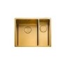 Rangemaster Spectra 1.5 Bowl Gold Stainless Steel Right Hand Kitchen Sink