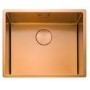 Single Bowl Copper Stainless Steel Kitchen Sink - Rangemaster Spectra