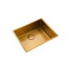 Single Bowl Gold Stainless Steel Kitchen Sink - Rangemaster Spectra