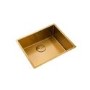 Rangemaster Spectra Single Bowl Inset / Undermount Gold Stainless Steel Kitchen Sink