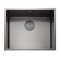 Rangemaster Spectra Single Bowl Inset / Undermount Graphite Stainless Steel Kitchen Sink