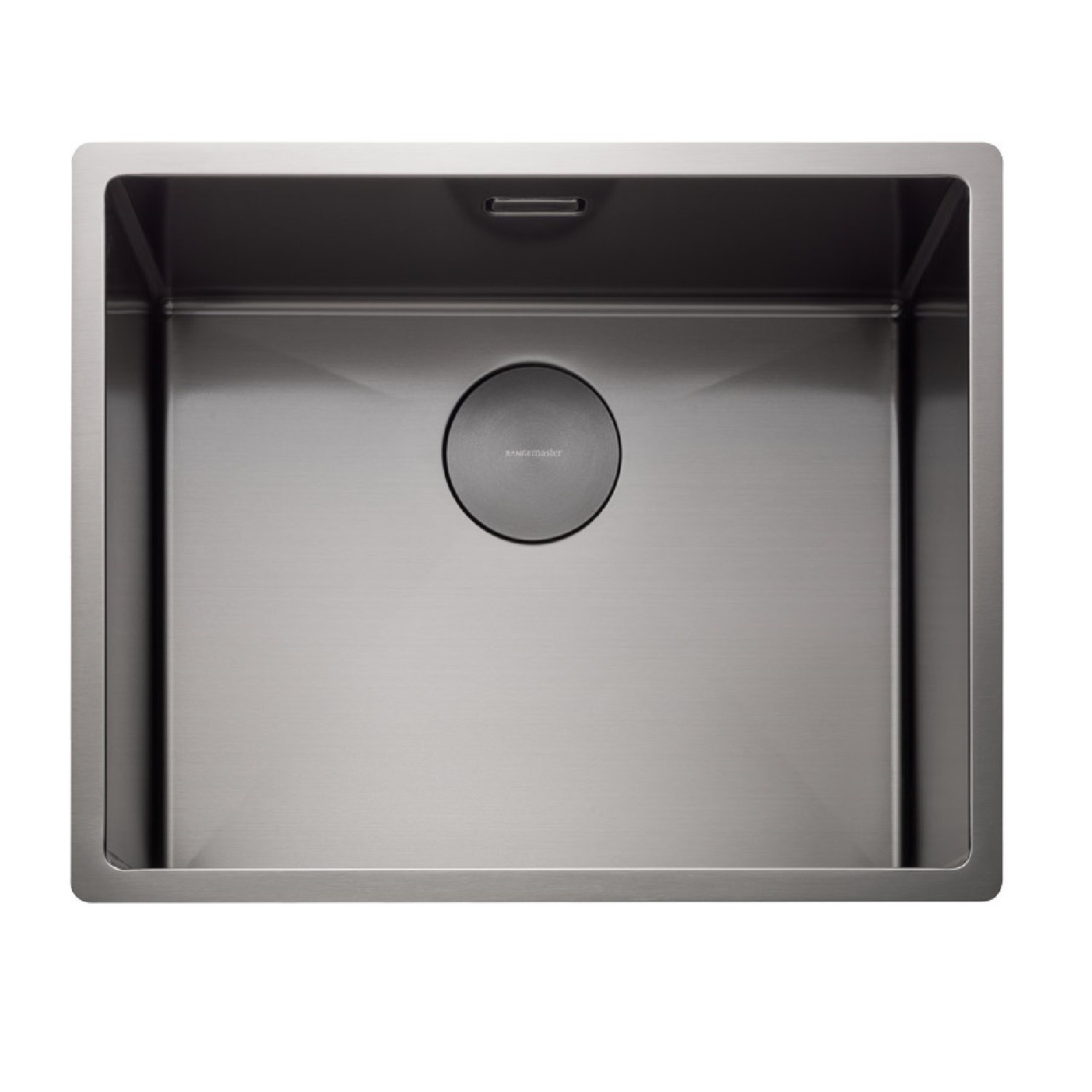 Rangemaster Spectra Single Bowl Inset / Undermount Graphite Stainless Steel Kitchen Sink SPE50GR/