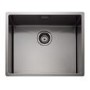 Rangemaster Spectra Single Bowl Inset / Undermount Graphite Stainless Steel Kitchen Sink
