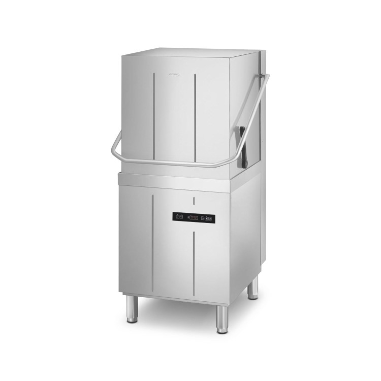 Smeg SPH505SL Ecoline Hood-Type Dishwasher 500mm Basket - Drain Pump - Multiphase