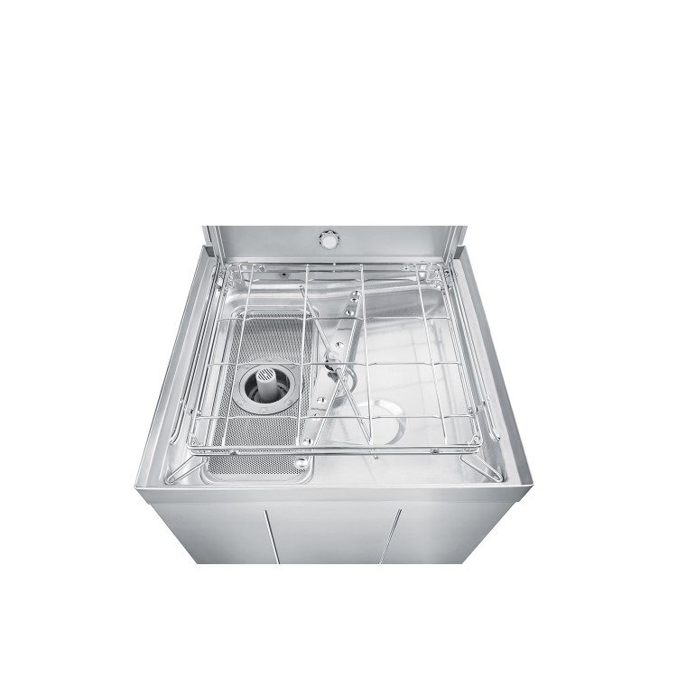 SMEG SPH515S Topline Pass Through Hood Dishwasher With Water Softener - 500mm Basket - 7 Wash Programs - 9.7kW - 3ph Hardwired / Multiphase Electrics. 2 Years Onsite warranty