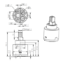 Mixer Cartridge - 4.7mm Diameter x 56.4mm Height