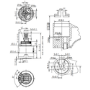 Mixer Cartridge for Arissa Taps - 35mm Diameter x 56.4mm Height