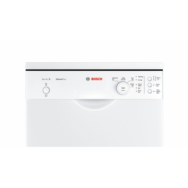 Bosch SPS24CW00G Serie 2 Slimline 9 Place Freestanding Dishwasher - White