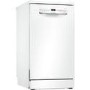 Bosch Series 2 9 Place Settings Freestanding Slimline Dishwasher - White