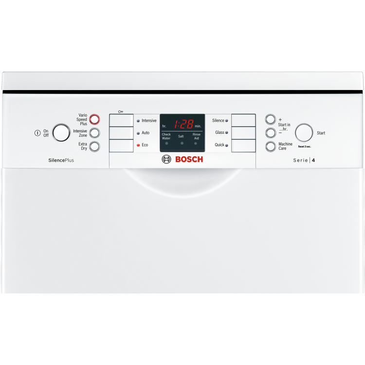 GRADE A1 - Bosch SPS46IW00G Serie 4 Slimline 9 Place Freestanding Dishwasher - White