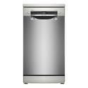 Bosch Series 4 Freestanding Slimline Dishwasher - Smart Wi-Fi, Silver