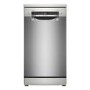 Bosch Series 4 Freestanding Slimline Dishwasher - Smart Wi-Fi, Silver