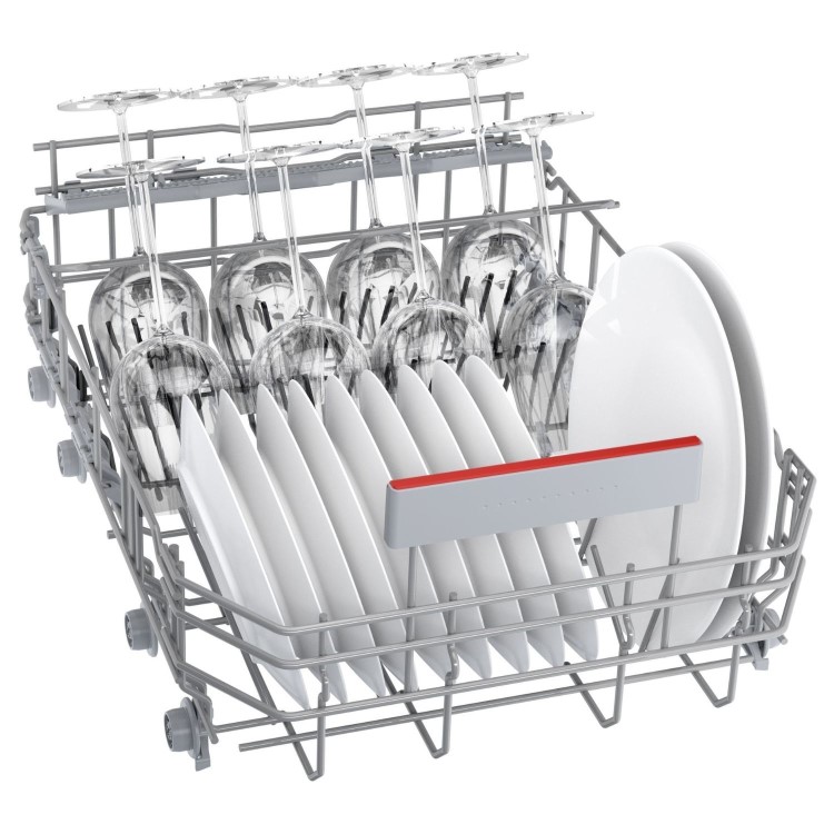 Bosch Series 4 Freestanding Slimline Dishwasher - Smart Wi-Fi, Silver