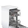 Bosch Series 4 Freestanding Slimline Dishwasher - Smart Wi-Fi, Silver